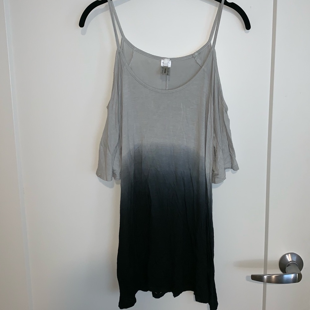 Open shoulder dress